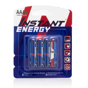 AAA4 LR03/AM4/1.5V Batteries - Pack of 4 - (12 Packs Per Box)